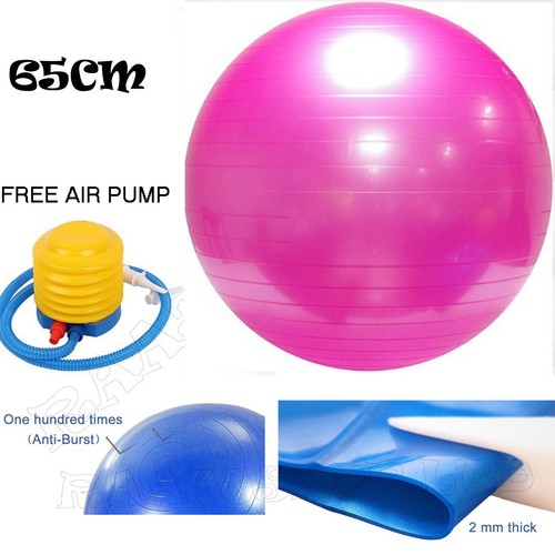 65cm gym yoga ball - 65cm, anti