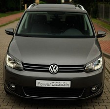 Eyebrows for VW TOURAN GP2 2010 - 2015  Headlight Eyelids Lids ABS Plastic