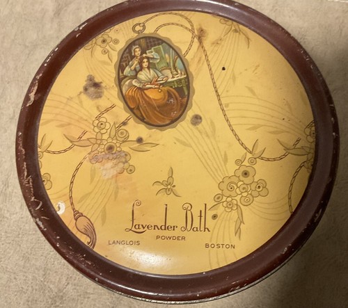 Antique 1930 lavender bath - antique,