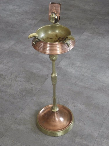 Antique smoking stand ashtray - antique,