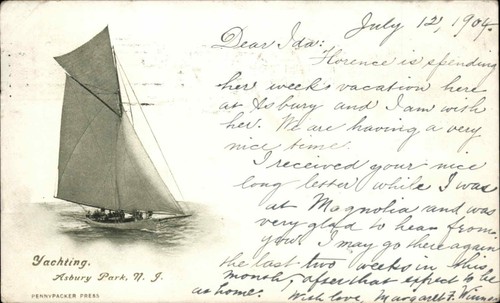 Antique private mailing card - antique,