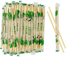 Disposable Bamboo Chopsticks,Individually Wrapped Bamboo Chopsticks for Catering