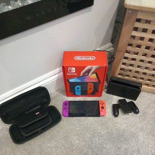 Nintendo switch oled red - switch,