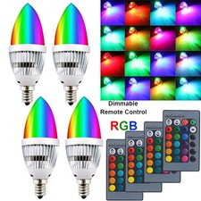 E12 E14 RGB Candelabra Remote