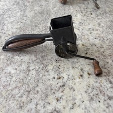 Vintage cheese, Nut And Bread Crum Grater by Mouli. British made - Works!