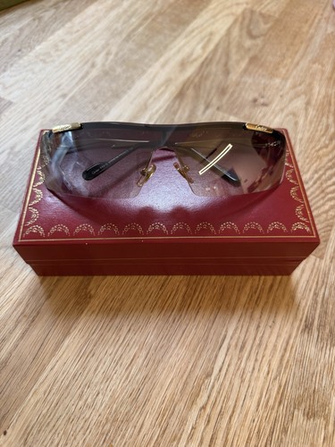 Cartier rimless wraparound - cartier,