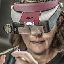 Headband Visor Magnifier Head