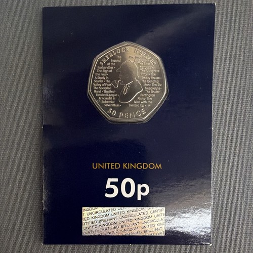 2019 50p sherlock holmes - uk,