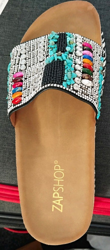 Zapshop women black beaded - black,