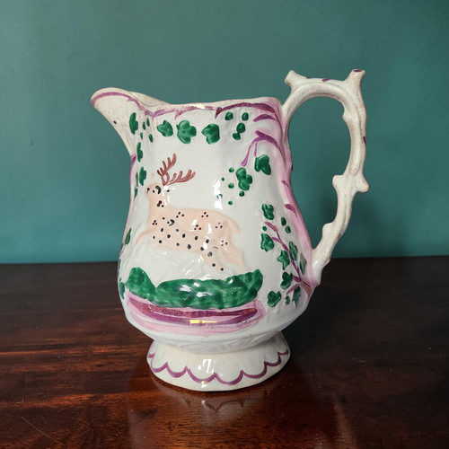 Antique staffordshire pink - antique,