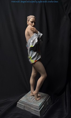 Artists model erotic art