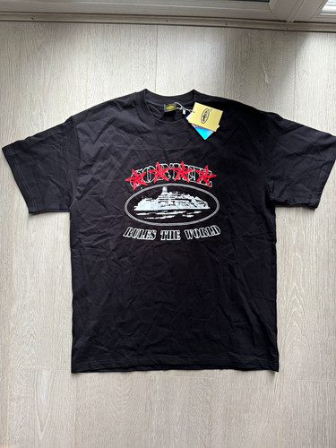 Corteiz men black graphic - black,