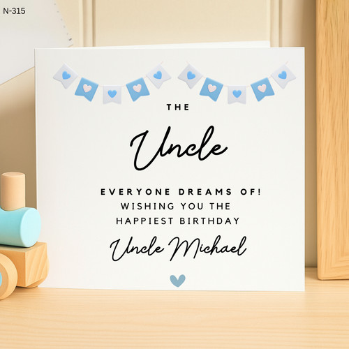 Personalised birthday card for - personalised,