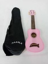 Makala Soprano Dolphin Ukulele Pink With Canvas Bag