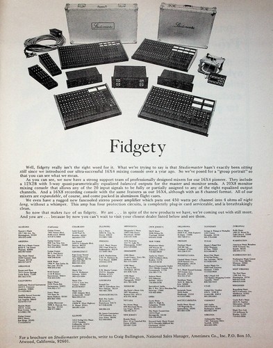 1979 studiomaster 16x4 - studiomaster, mixing