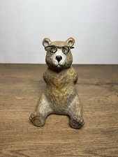 NEXT BERTIE BEAR MOBILE PHONE TV REMOTE GLASSES HOLDER RESIN FIGURINE