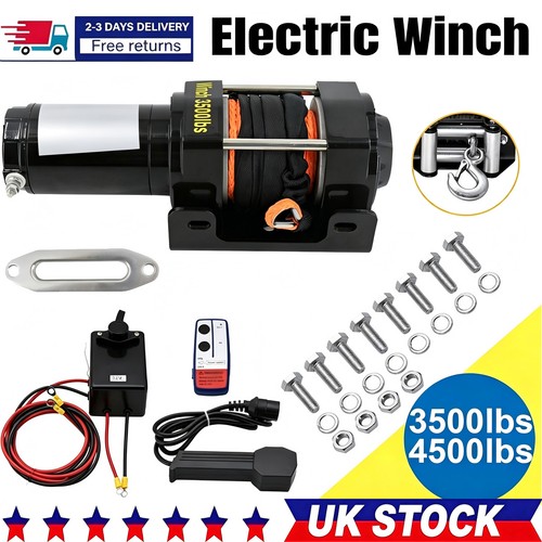 Updated electric winch - electric, 12v
