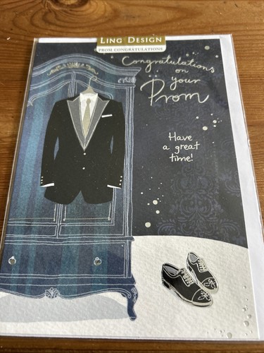 Prom greeting card lovely - prom,