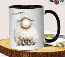 Sheep personalised mug - sheep,