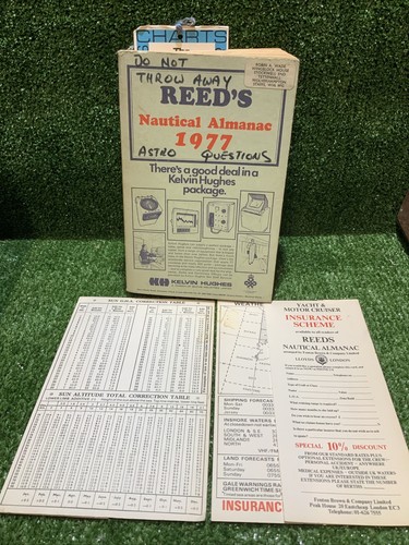 Vintage reeds nautical almanac - nautical,