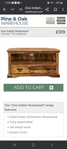 Dark rosewood unit h - tv, ,h