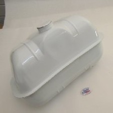 Lambretta Series 1 2 3 Petrol Fuel Tank Standard in White Quality Italian 006947