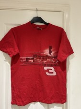 Dale Earnhardt Jr NASCAR 2008 T-Shirt, Double Sided Print. Red, Size M