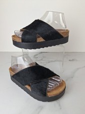 Bio Bio Black Leather Strappy