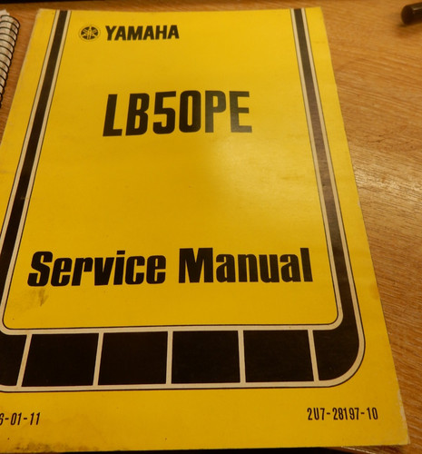 Yamaha lb50pe service - service,