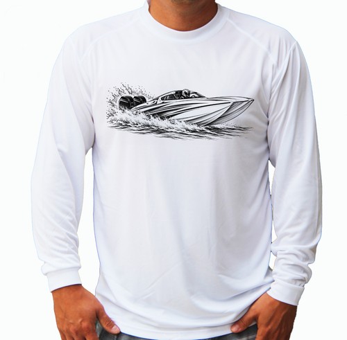 Powerboat racing shirt speed - racing,