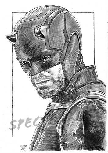 Original art daredevil - "daredevil", by