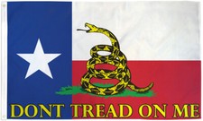 Texas Don't Tread on Me Flag