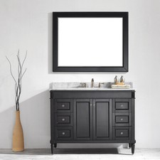New Large 1200 MM Black Vanity