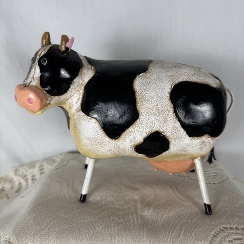 Cow statue metal approx - cow,