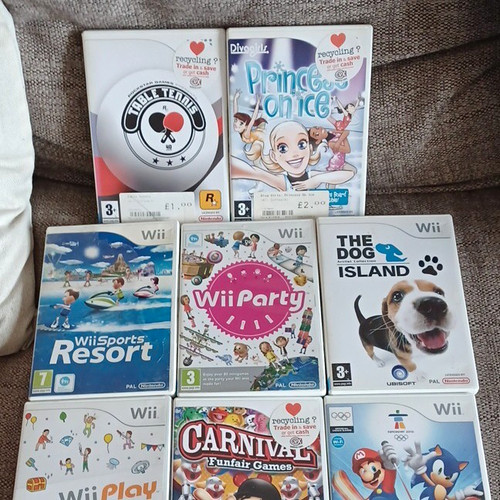Nintendo wii mixed games lot - nintendo,