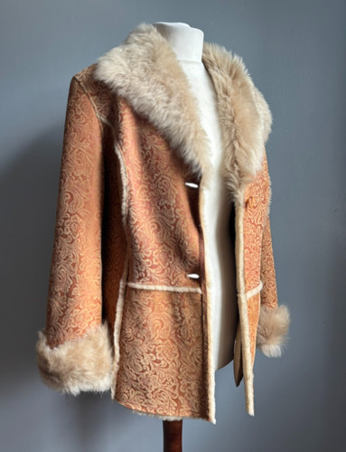 Vintage sheepskin shearling - sheepskin,