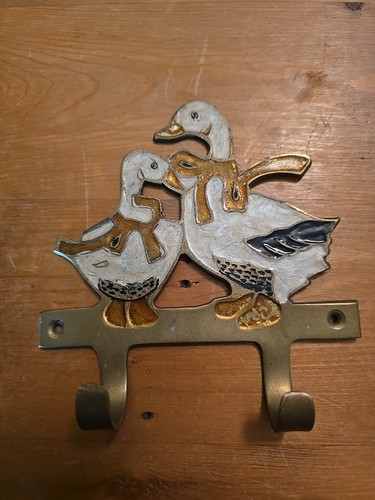 Vintage duck coat hangers peg - duck,
