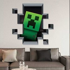 3D Smashed Wall Mural Wall