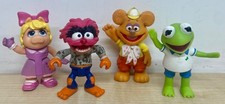 Set of 4 Muppet Babies figures inc. Kermit, Gonzo, Animal, Fozzie & Miss Piggy