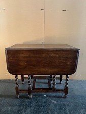 Vintage Oak Dining Table Drop