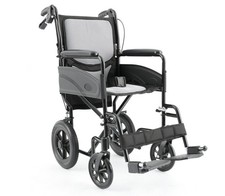 Ultra Lightweight Attendant Propelled Folding Padded Wheelchair - Weighs 11kg