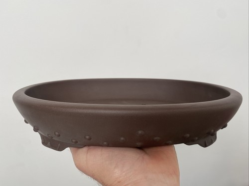 Large unglazed bonsai pot - unglazed,