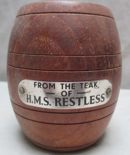 Hms restless from wood the - restless,