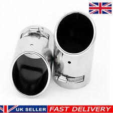 2X Car Steel Chrome Exhaust