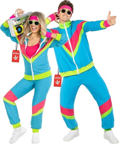Adult 80s tracksuit costume - 80s,