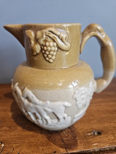 Vintage stoneware hunting - stoneware,