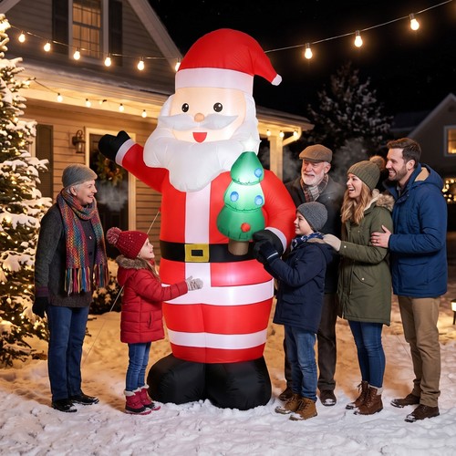 8ft christmas inflatable - 8ft,