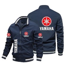 Yamaha Men’s Motorcycle Bomber Jacket – 2025 Summer Fashion Biker Coat, Logo Pri