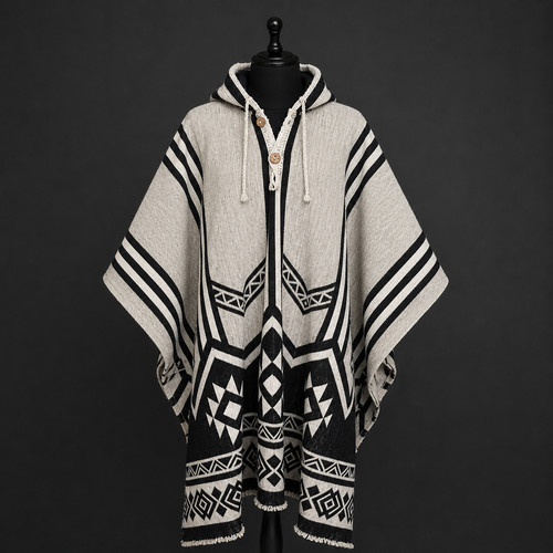 Unisex hooded poncho - unisex,