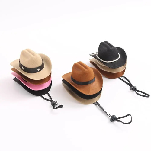 Pet cowboy hat adjustable dog - pet,